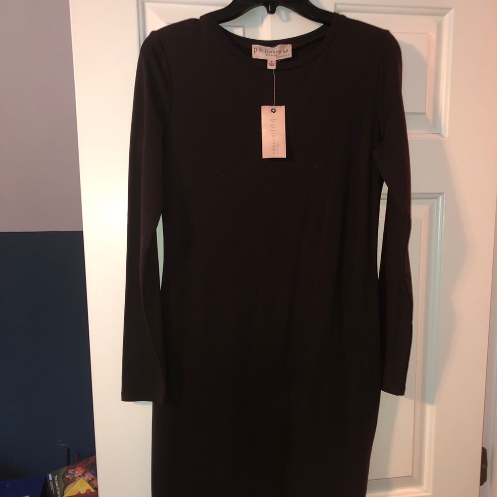 Chocolate brown dress